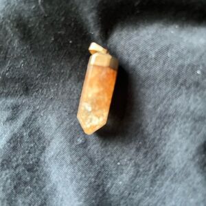Amber Crystal Pendant